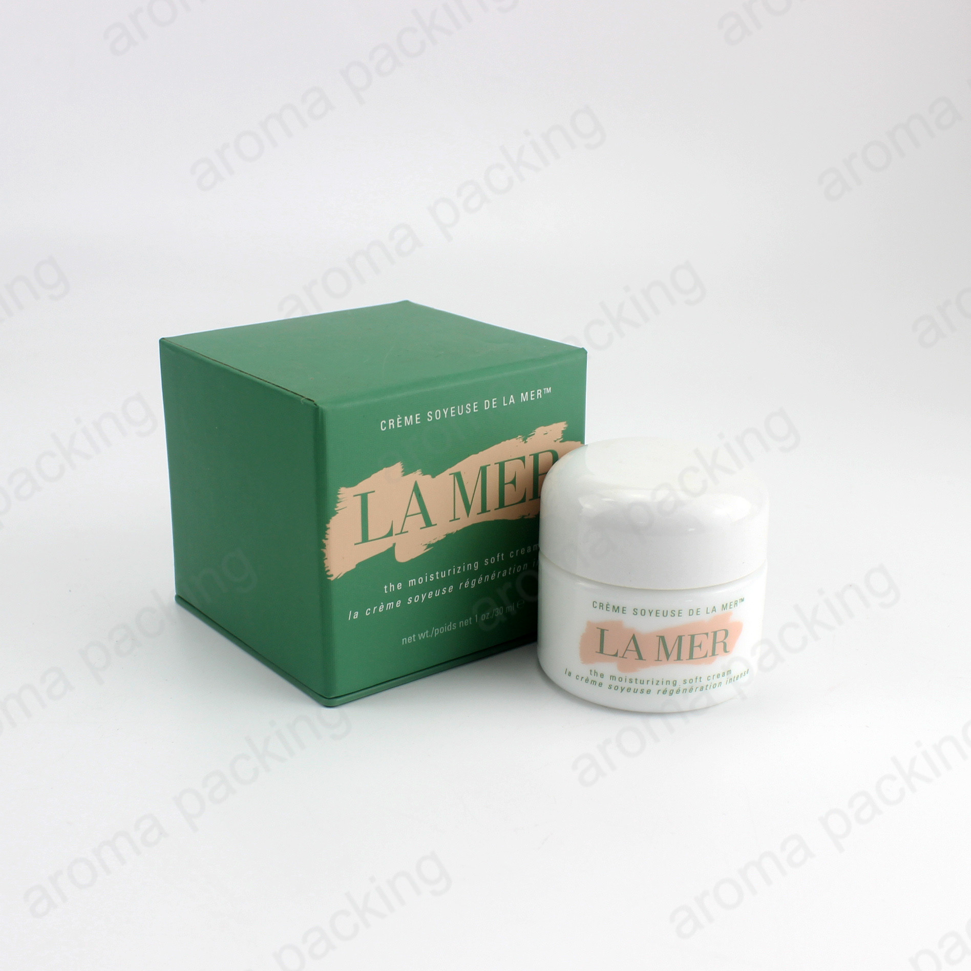 High Quality Famous Brand Glass Cosmetic Cream Jar With Promotion Gift Packaging Box