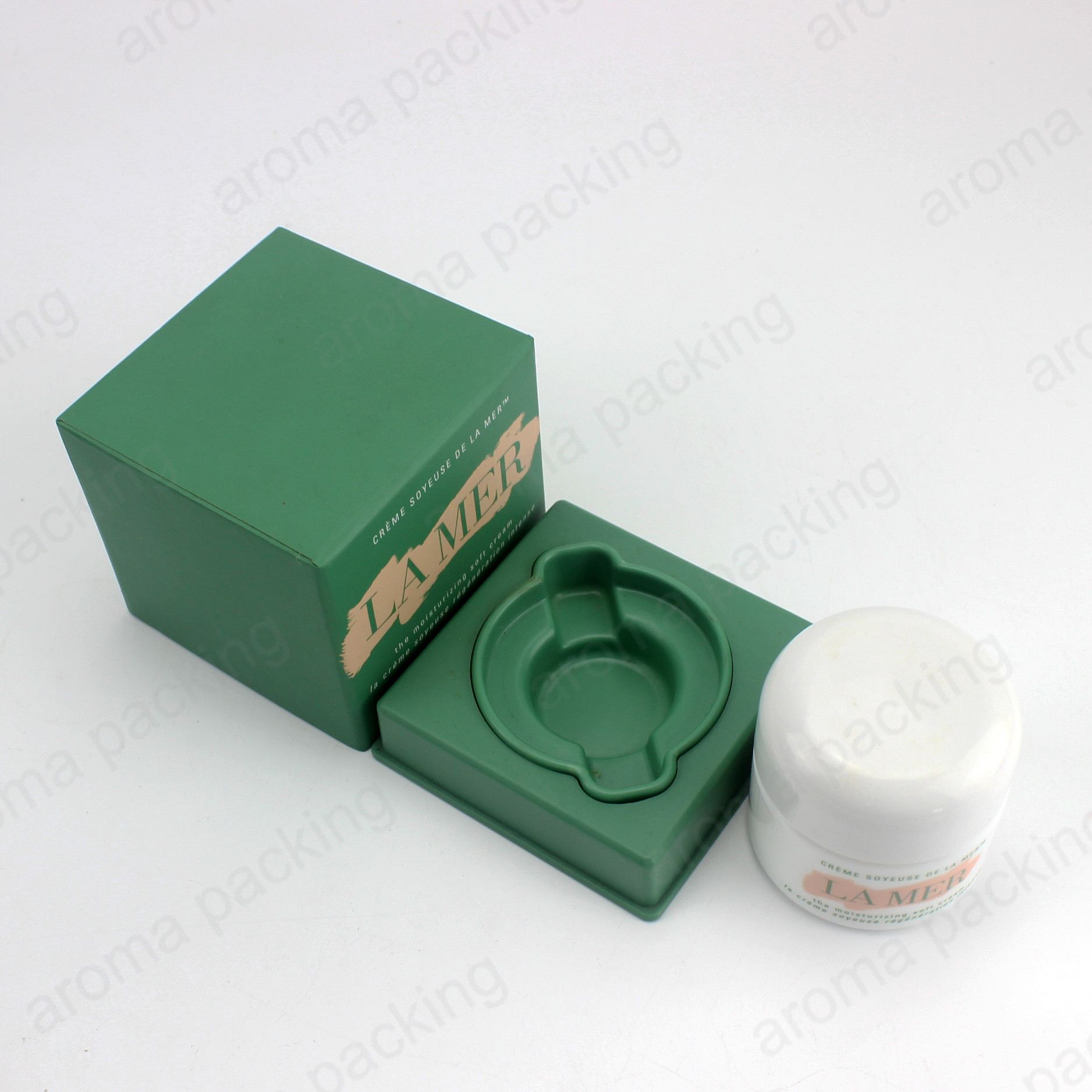 High Quality Famous Brand Glass Cosmetic Cream Jar With Promotion Gift Packaging Box