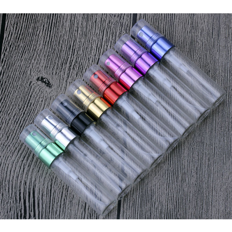 High Quality Flint Glass 10Ml Square Perfume Cbd Spray Bottle With Square Cap For Men And Women Fragrance Parfum Empty Bottle