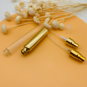 High Quality Free Sample 10Ml Empty Aluminumass Mist Spray Perfume Glass Bottle