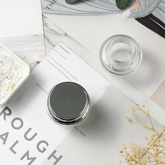 High Quality Free Sample 3g 5g 10g 15g 20g Plastic Cosmetic Cream Jar With Colored Lid