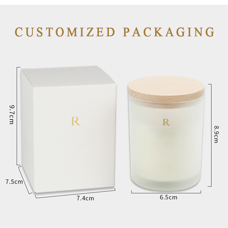 High Quality Glass Candle Holder Candle Jar With Sealed Silver Metal Lid