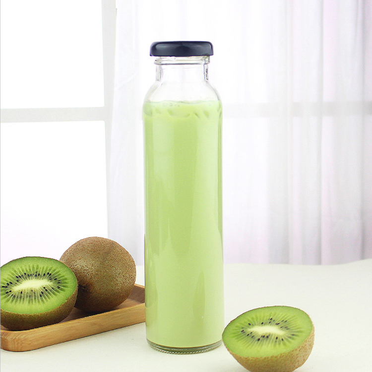 High Quality Glass Stout Bottle For Juice With Tamper Evident Caps Aluminium Caps 2 oz 5 oz 8 oz 10 oz 12 oz 16 oz