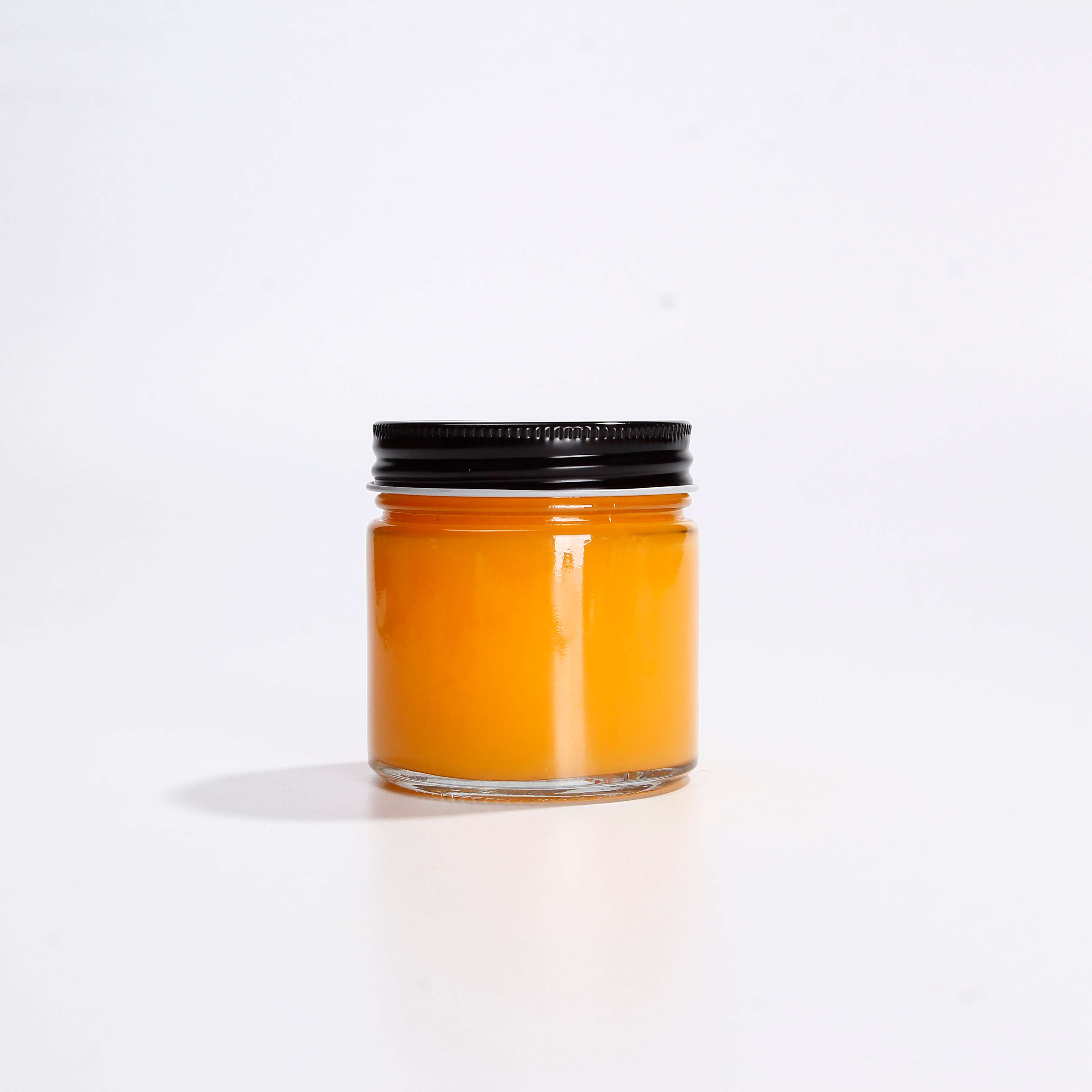 High Quality Hot Selling Clear Mini Glass Jar Food Glass Empty Honey Jar With Metal Cap