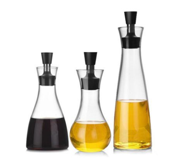 High Quality Kitchen supplies glass oil vinegar pot bottles
