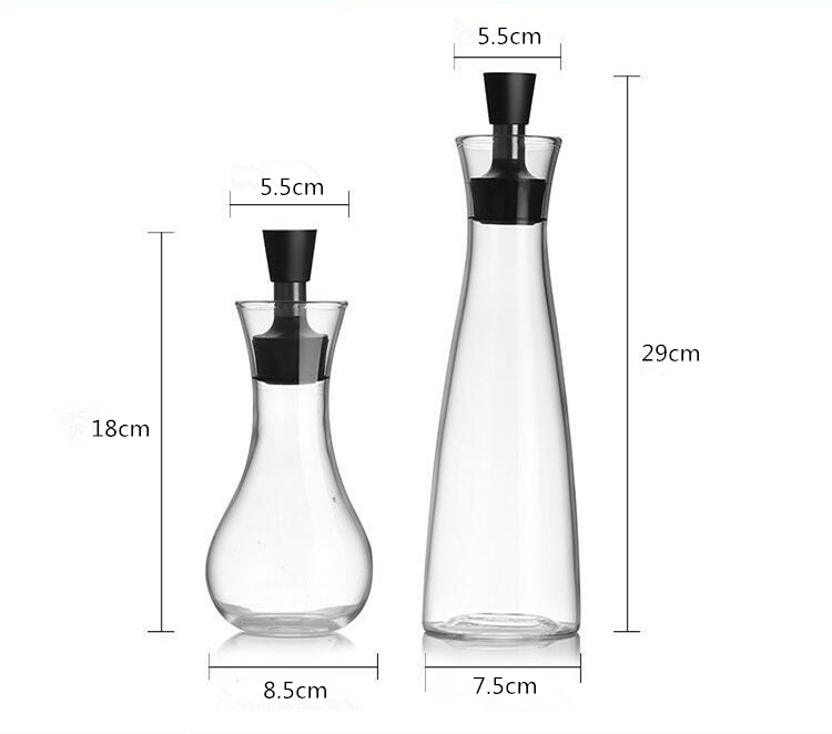 High Quality Kitchen supplies glass oil vinegar pot bottles