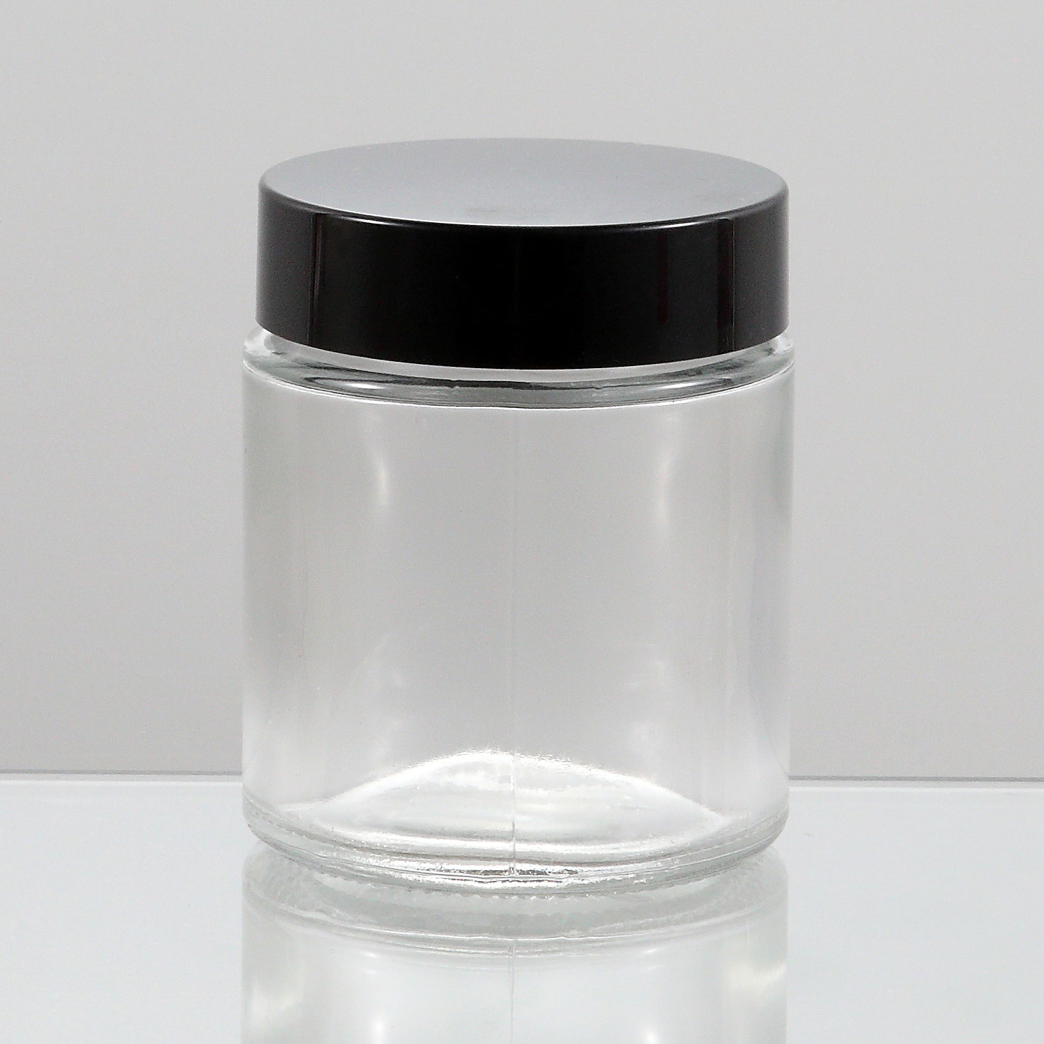 High Quality Kitchenware Customize Empty Clear Round Food Glass Jars 200ml 350ml