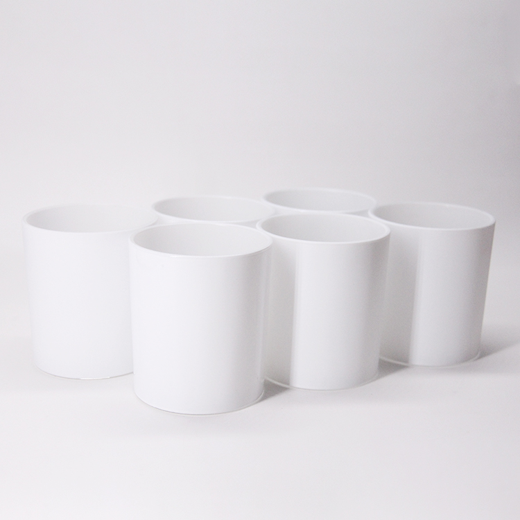 High Quality Large Gold Clear Empty Elegant Delicate Smooth Glass Candle Jars