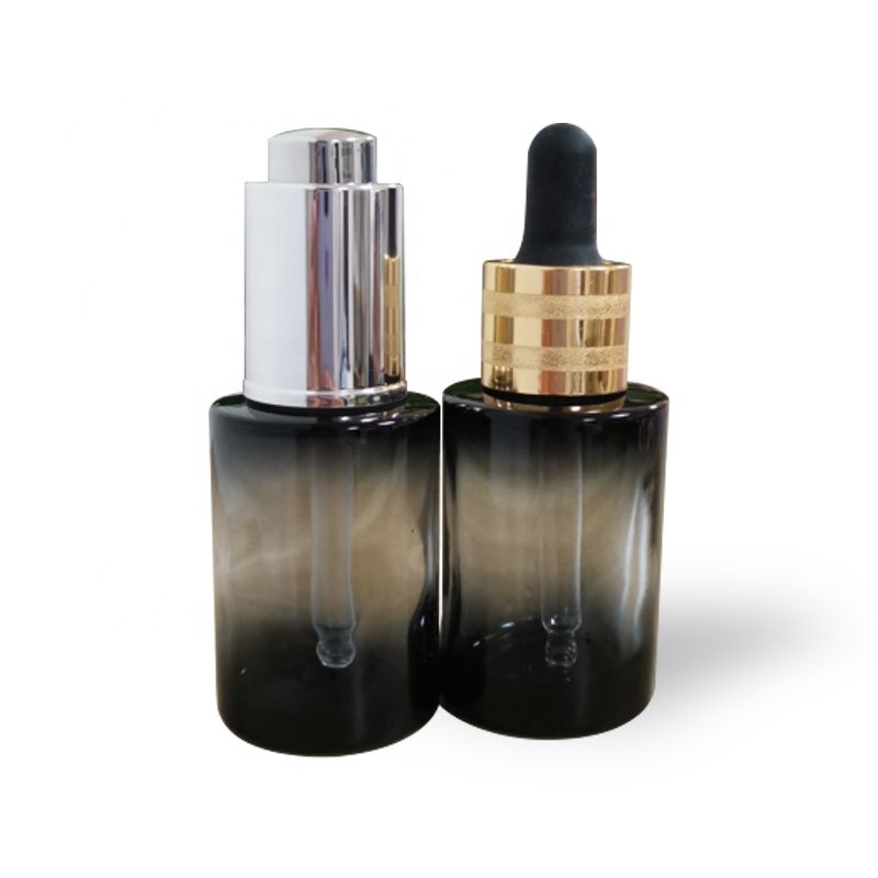 High Quality Luxury Colored 30ml Essential Oil E Liquid Glass Tincture Bottles with Dropper