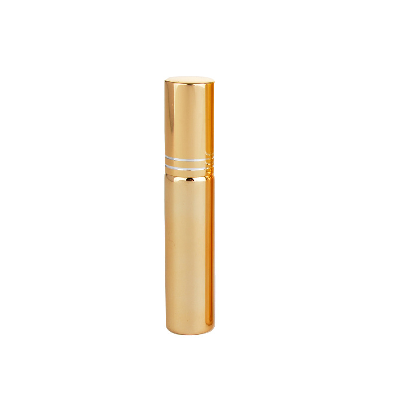 High Quality Mini Travel Empty Portable 5ml 10ml Gold And Silver Small Glass Perfume Fine Mist Sprayer Bottle