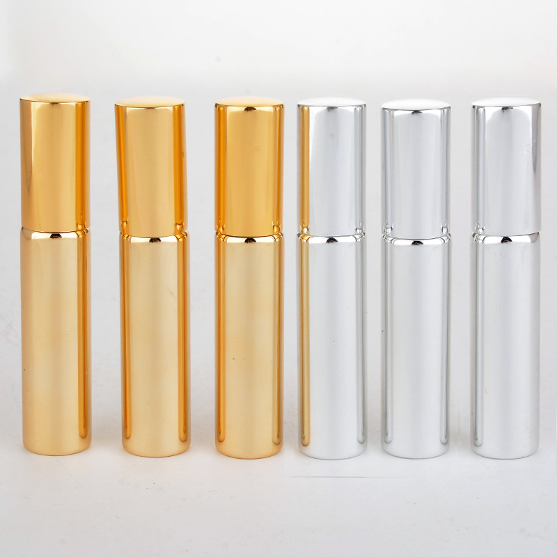 High Quality Mini Travel Empty Portable Gold 5ml 10ml Small Glass Perfume Sprayer Bottle