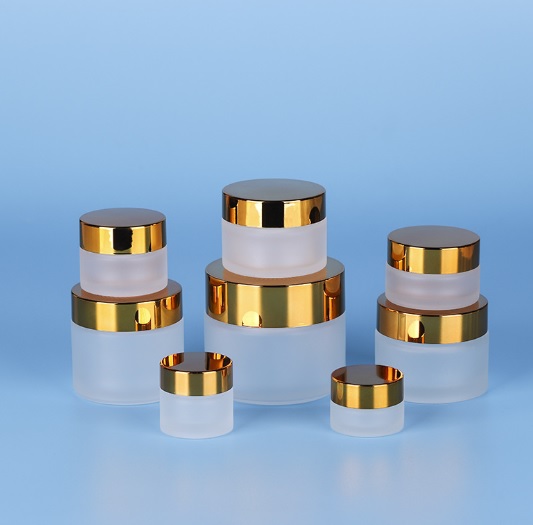 High Quality Oem Service 30 ml 50ml 200g 250ml frosted cosmetic cream glass jar