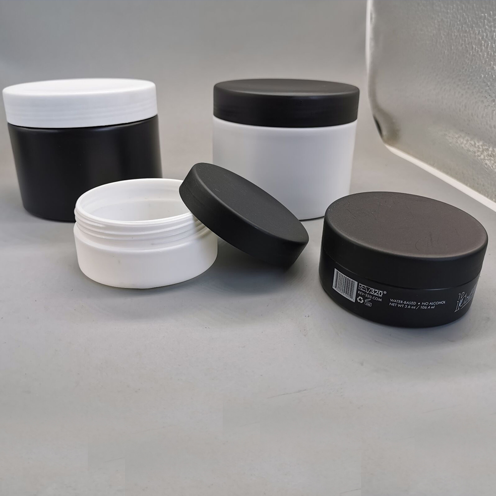 High Quality PE Plastic Round Jar 500ml Containers for Body Butter