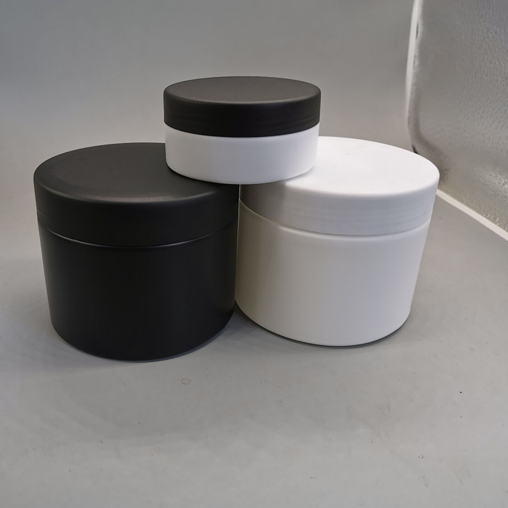 High Quality PE Plastic Round Jar 500ml Containers for Body Butter