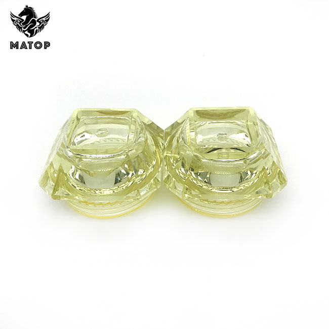 High Quality Plastic Cosmetic Jar skin care cream jar with lid