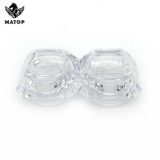 High Quality Plastic Cosmetic Jar skin care cream jar with lid