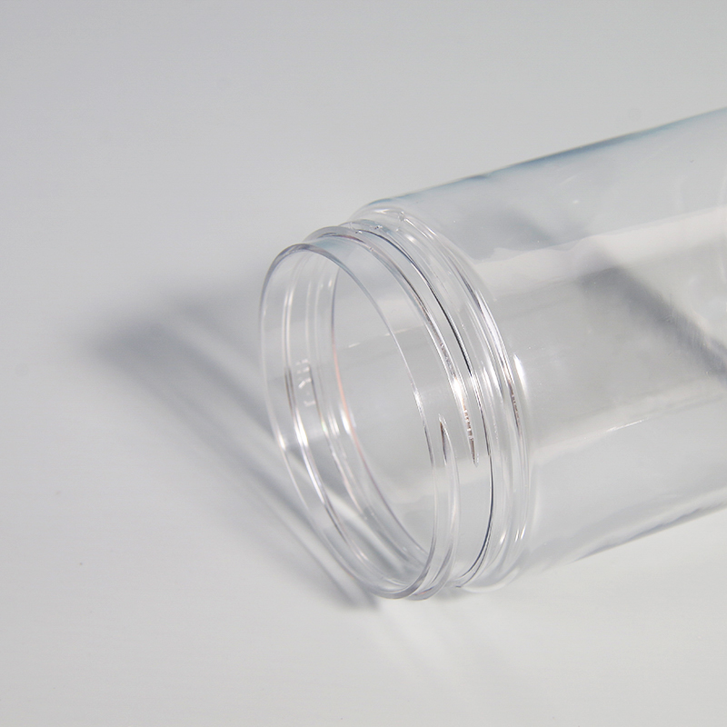 High Quality Plastic PET Clear Cream Jar with Black Lid Round Shape 60g 80g 100g 120g 200g 250g Cosmetic Container