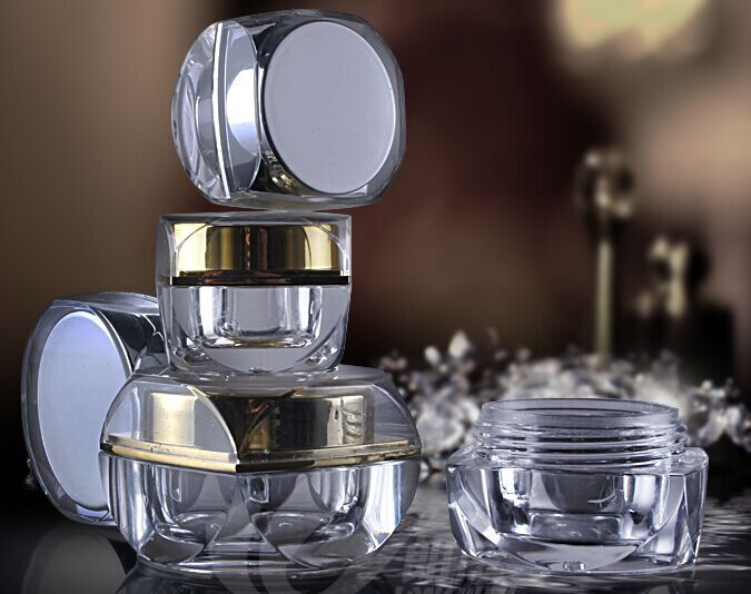 High Quality Sample Square Body Cream Lip Balm Cosmetic Jar with Lid 5g 10g for Skincare Containers
