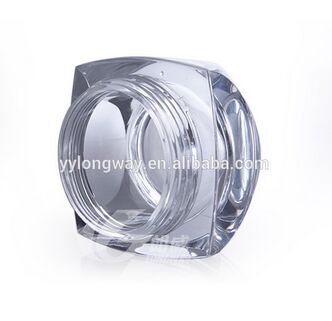 High Quality Sample Square Body Cream Lip Balm Cosmetic Jar with Lid 5g 10g for Skincare Containers