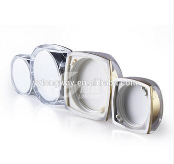 High Quality Sample Square Body Cream Lip Balm Cosmetic Jar with Lid 5g 10g for Skincare Containers