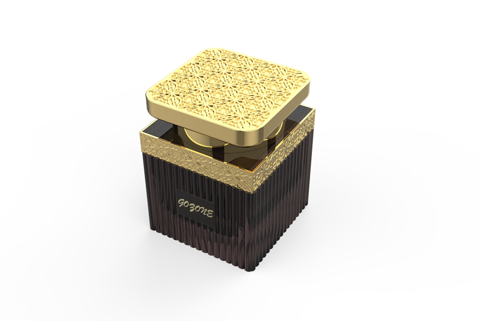 High Quality Saudi Arabic Square Bakhoor Jar 50 g