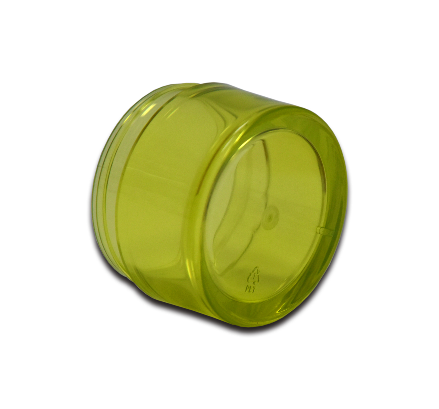 High Quality Single Layer PET Face Cream Body Scrub Packaging Cream Jar with Black Lid 30g 45g