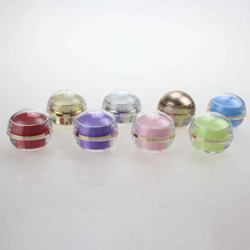 High Quality Skin Care Packaging JA10A 5g cream jar, dual chamber cream jar