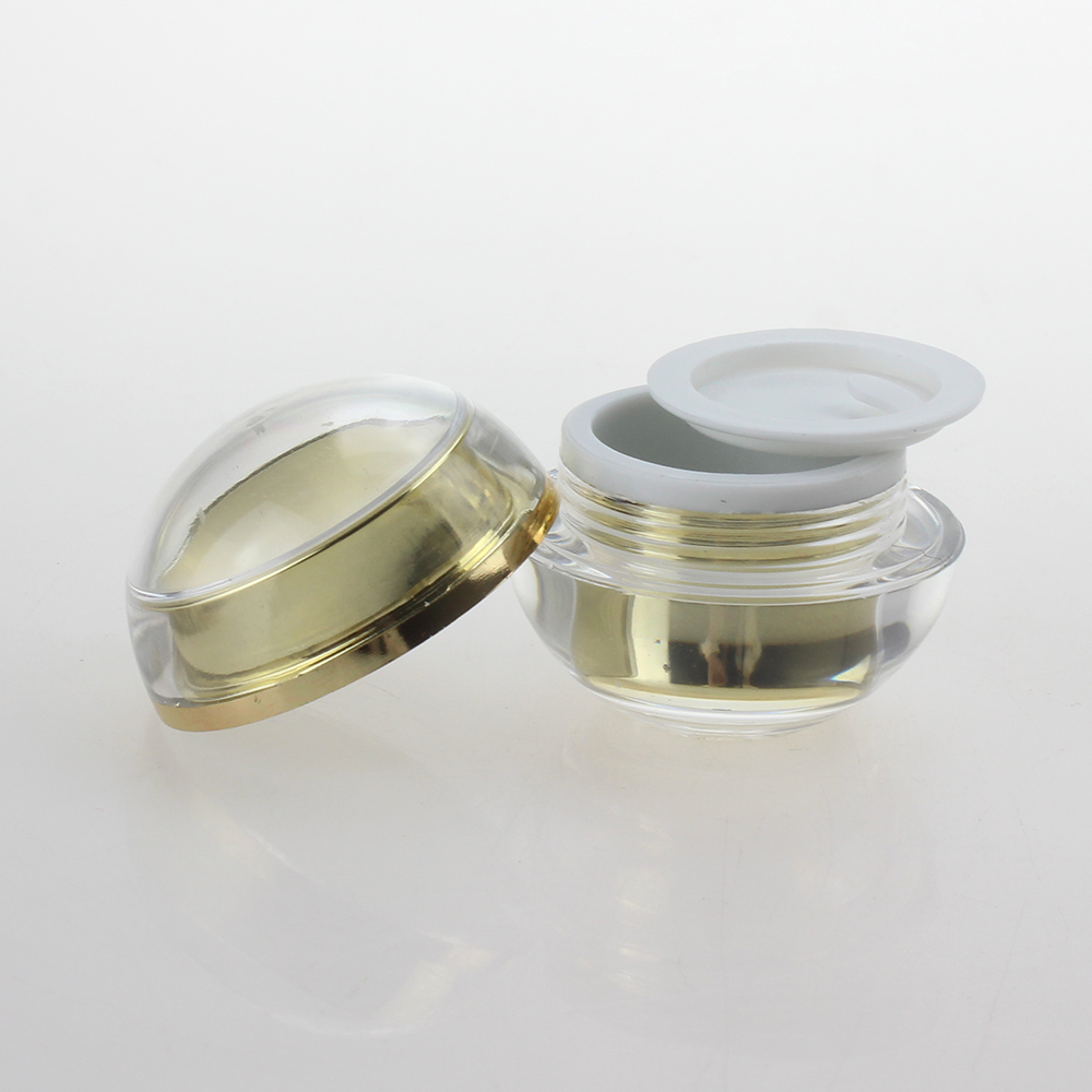 High Quality Skin Care Packaging JA10A 5g cream jar, dual chamber cream jar