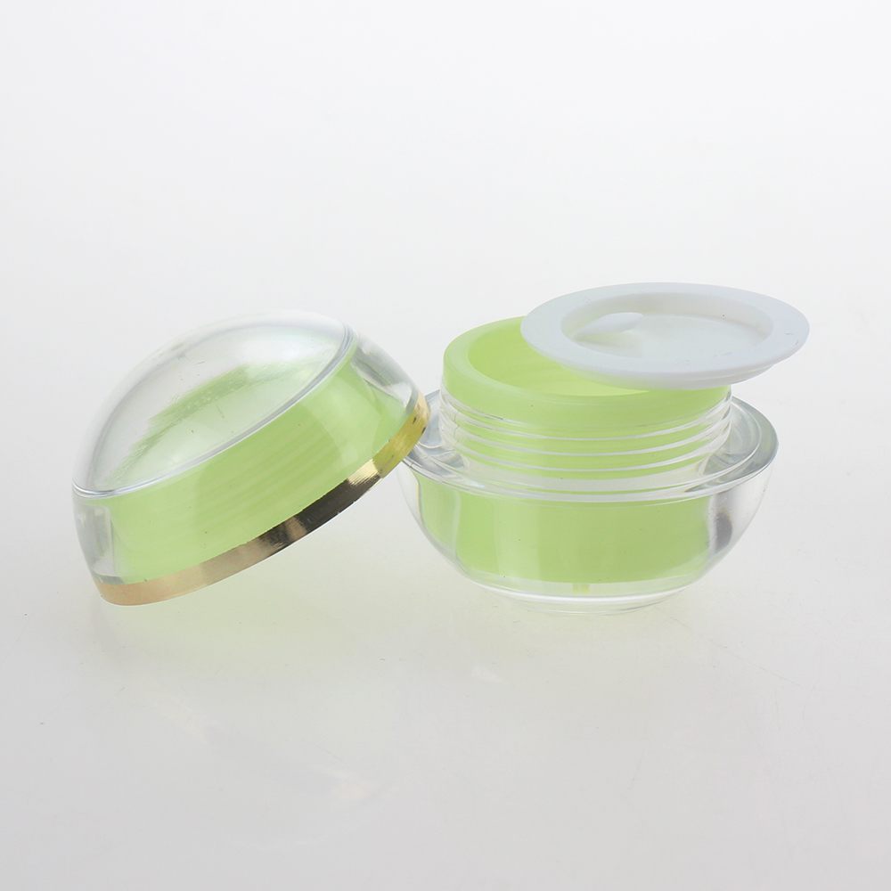 High Quality Skin Care Packaging JA10A 5g cream jar, dual chamber cream jar