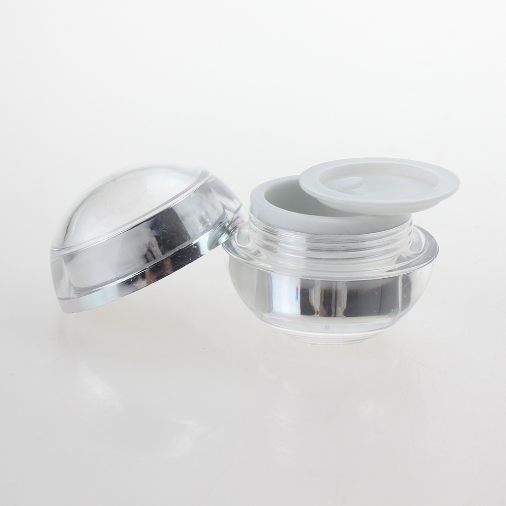 High Quality Skin Care Packaging JA10A 5g cream jar, dual chamber cream jar
