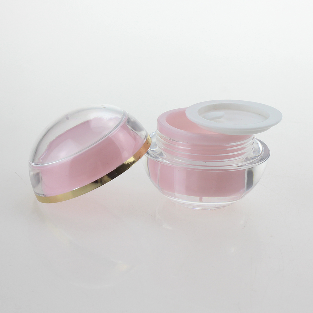 High Quality Skin Care Packaging JA10A 5g cream jar, dual chamber cream jar