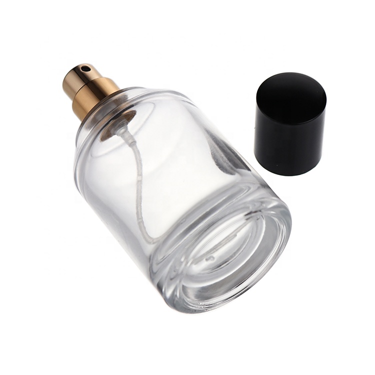 High Quality Thick Glass Empty Perfume Bottles 30 ml 50 ml 100 ml With Pump Spray Cap