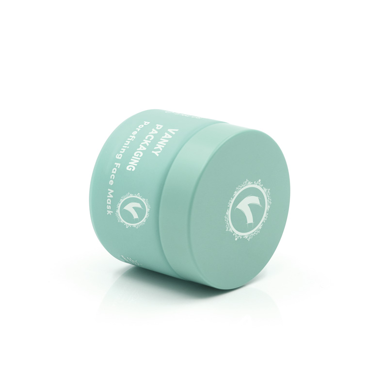 High Quality White Glass Cosmetic Cream jar with skincare face cream Jar