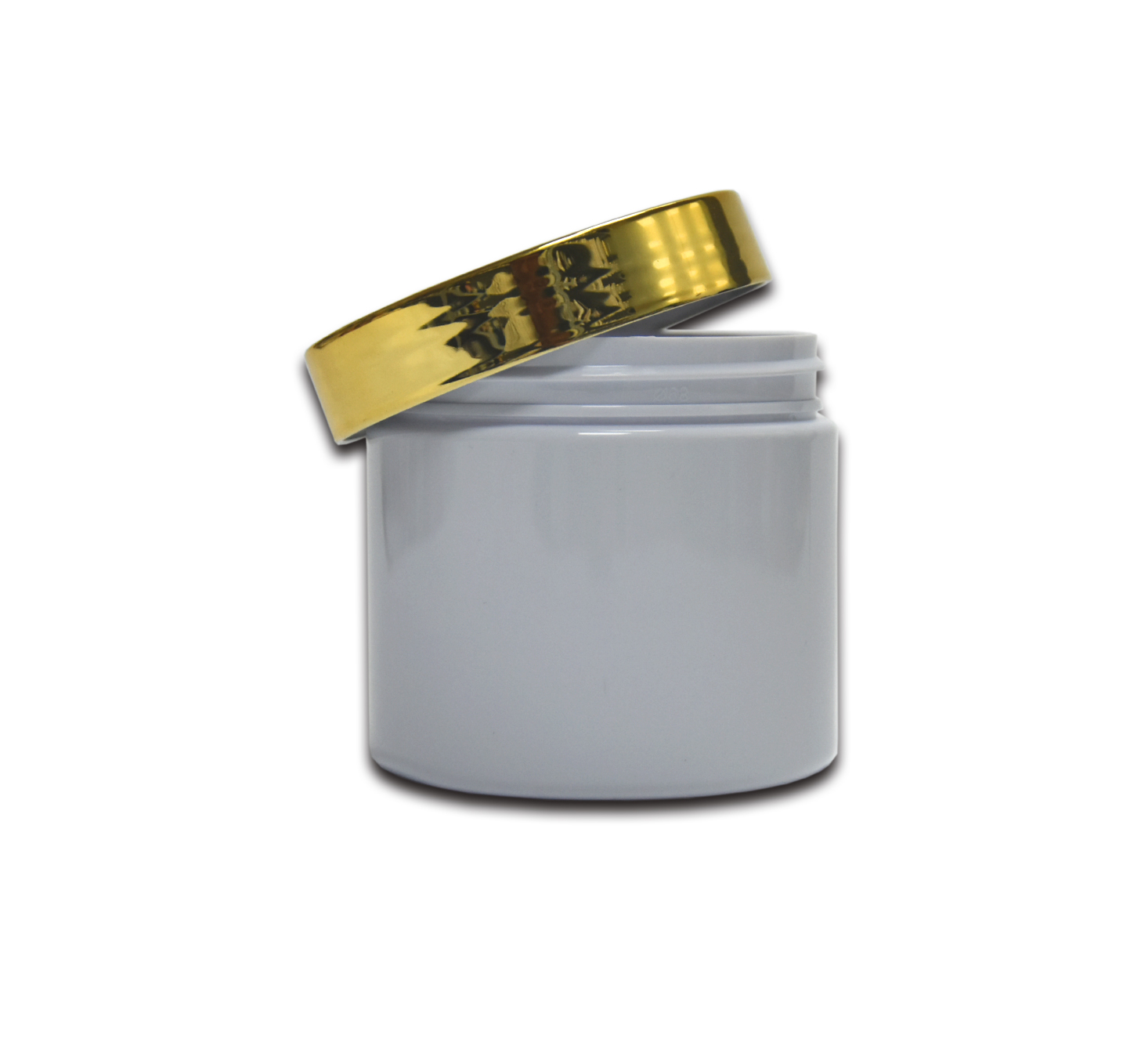 High Quality White PET Round Plastic Cosmetic Packaging 200g Cream Jar Body Butter Hair Cream Containers
