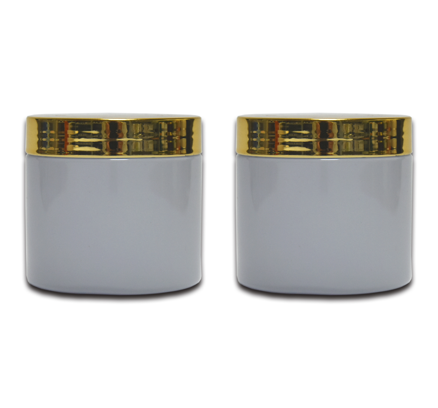 High Quality White PET Round Plastic Cosmetic Packaging 200g Cream Jar Body Butter Hair Cream Containers