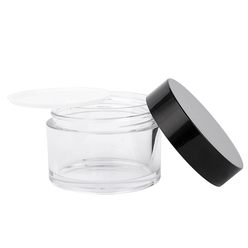 High Quality Wholesale 15ML 30ML 50ML Round PETG Cosmetic Jar With Lid