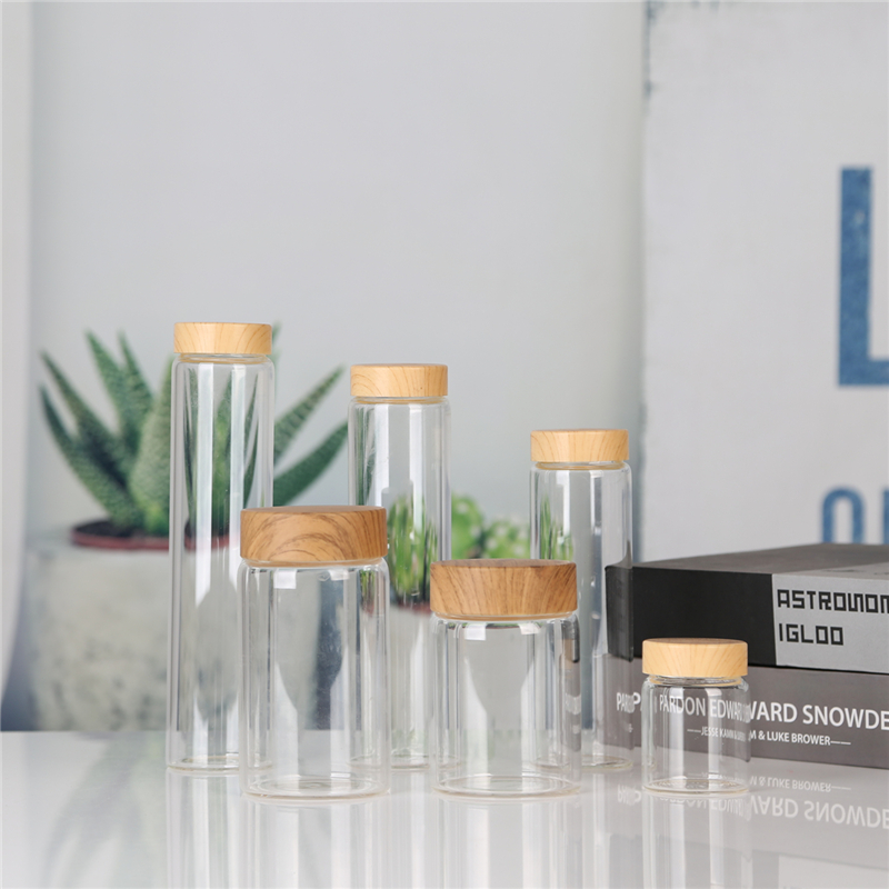 High Quality Wholesale Custom Cheap Sealed Glass Storage Jar Storage Jar With Lid