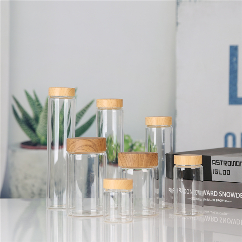 High Quality Wholesale Custom Cheap Sealed Glass Storage Jar Storage Jar With Lid