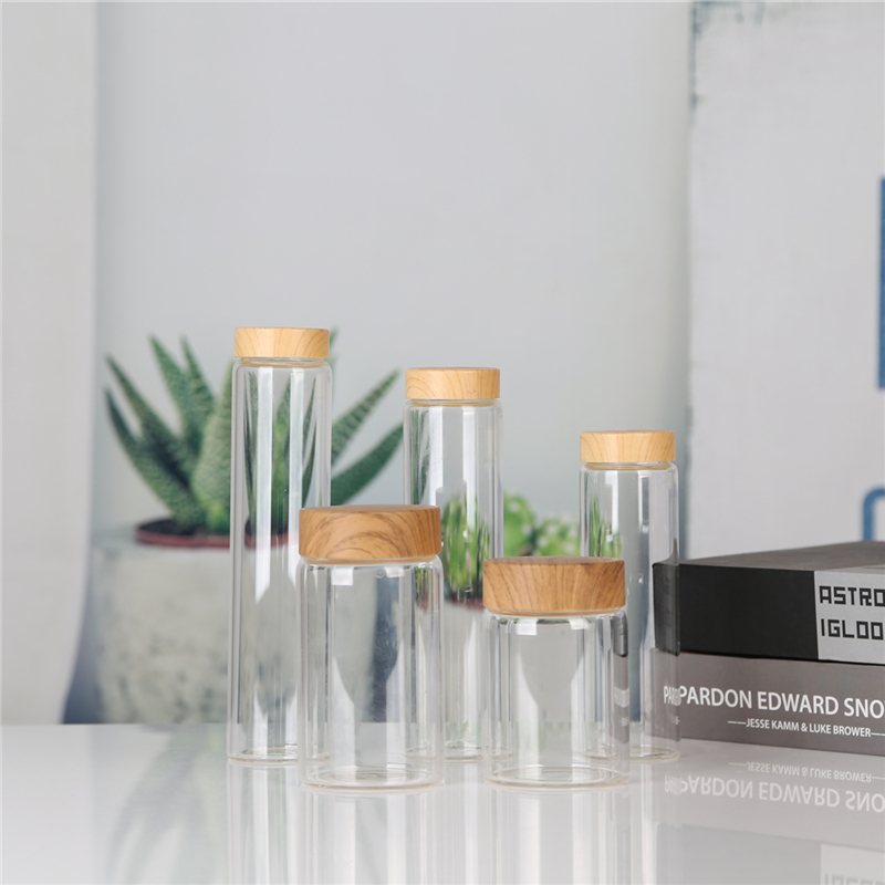 High Quality Wholesale Custom Cheap Sealed Glass Storage Jar Storage Jar With Lid