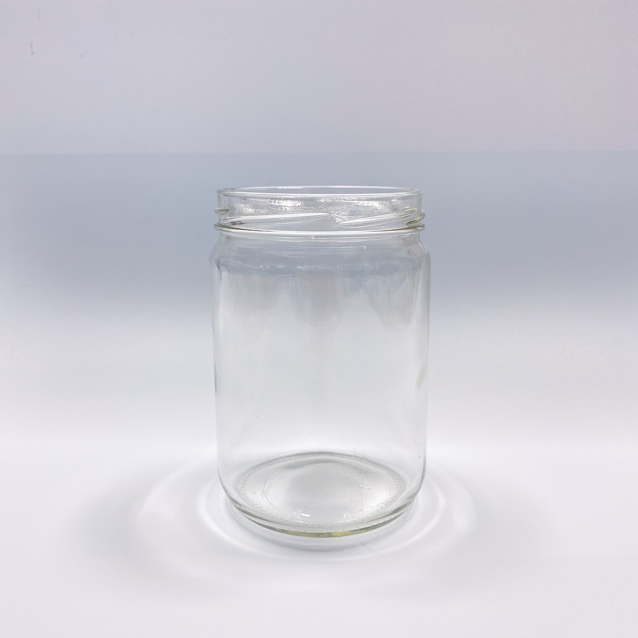 High Quality Wholesale Empty Round Clear Storage Food Glass Jar for Kitchen