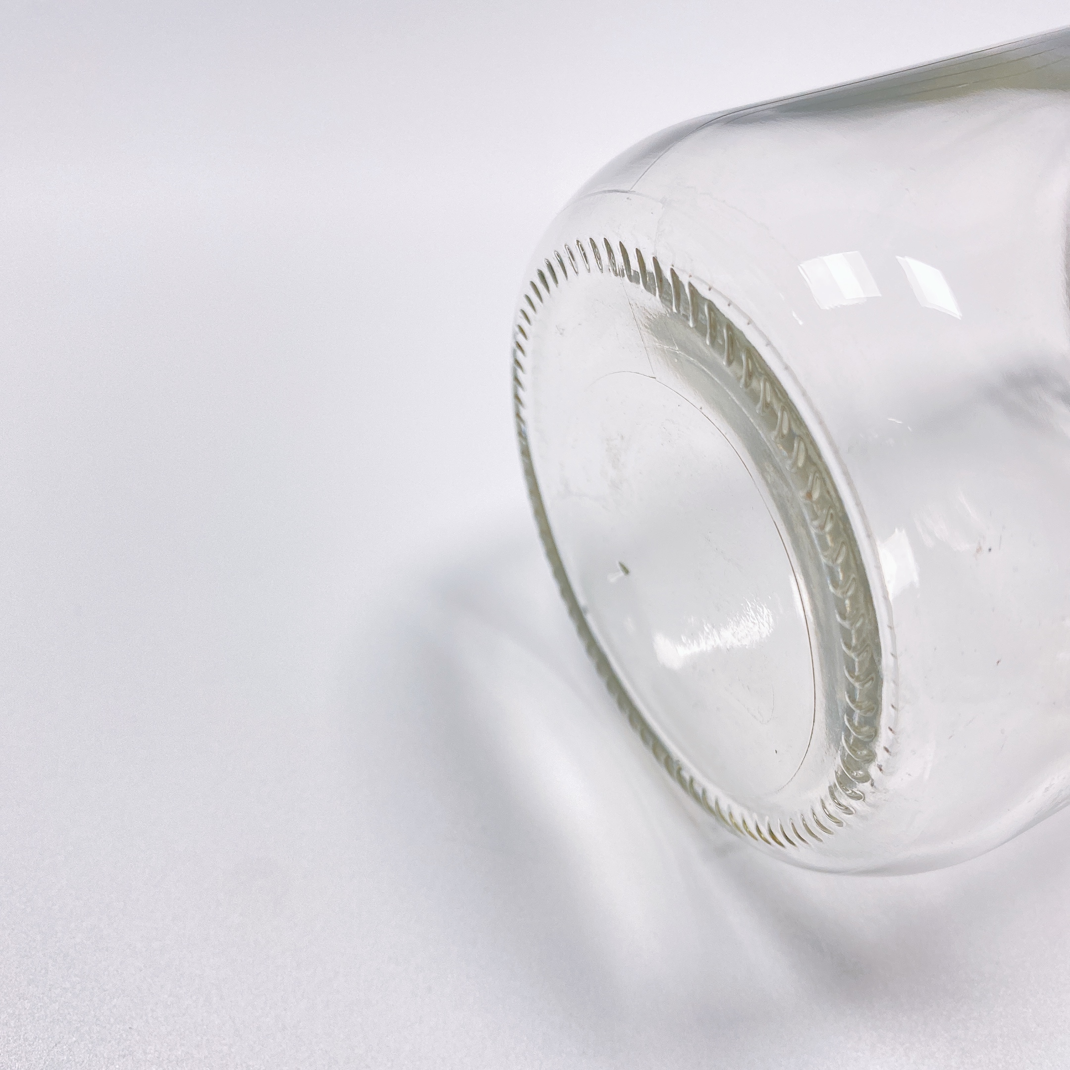 High Quality Wholesale Empty Round Clear Storage Food Glass Jar for Kitchen