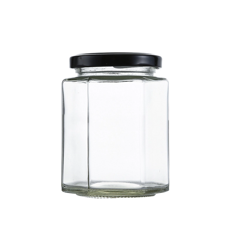High Quality Wholesale Honey Spoon Jar, Hexagon Honey Jar