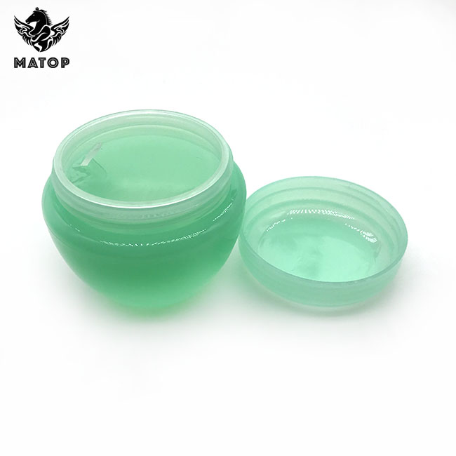 High Quality Wholesale Plastic Green Cosmetic Jar