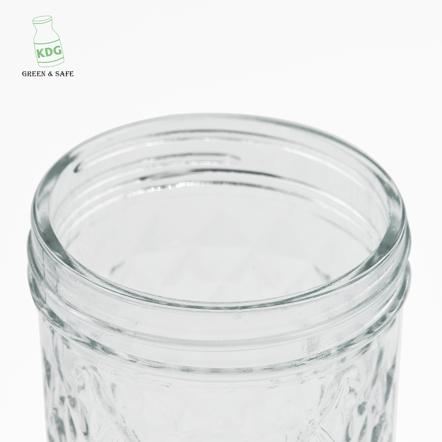 High Quality Wholesale Screw Top Flint Customize Empty Glass Storage Jar