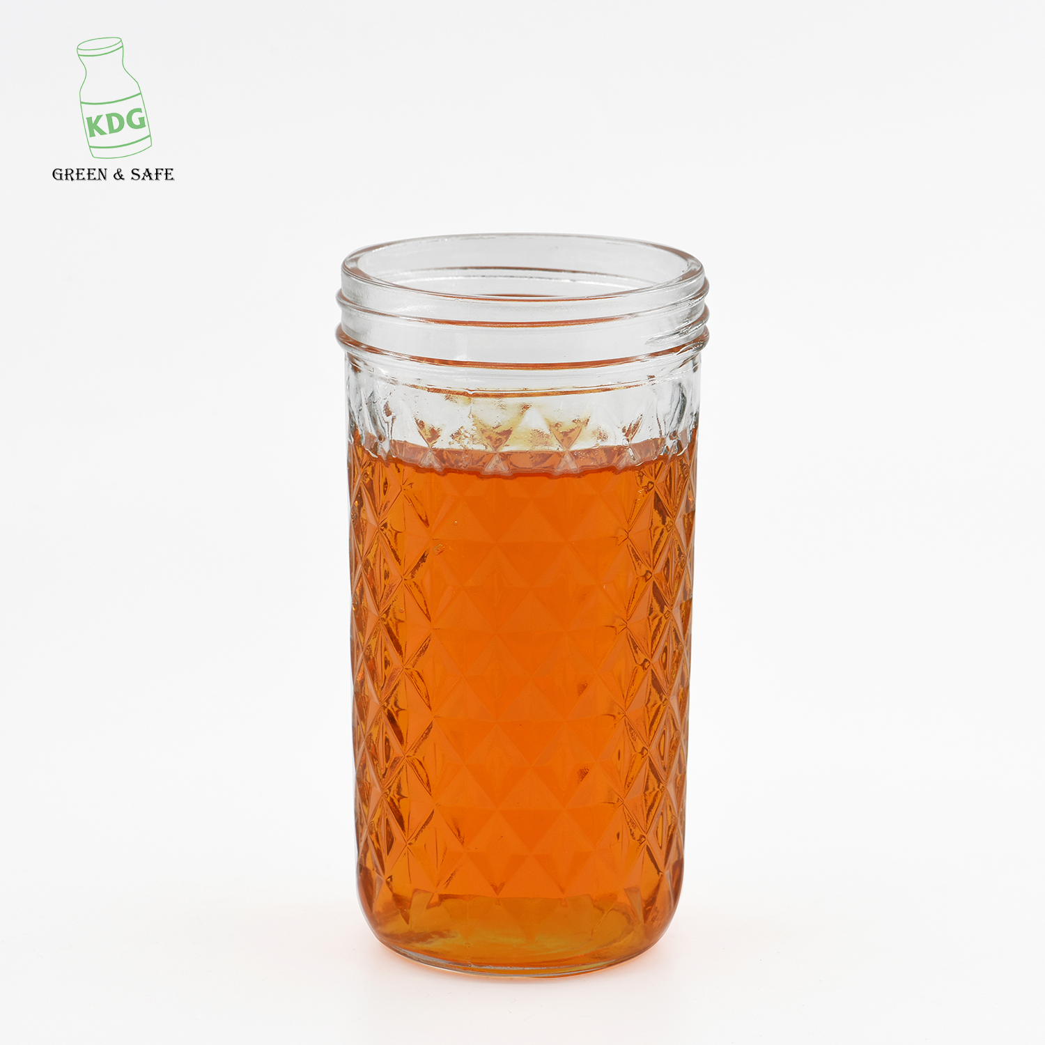 High Quality Wholesale Screw Top Flint Customize Empty Glass Storage Jar