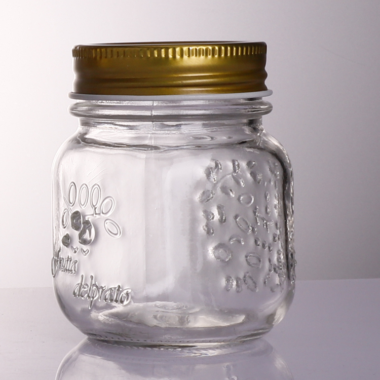 High Quality Wide Mouth Glass Manson Jars For Kitchen Storage