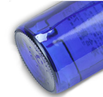 High Quality blue Glass Bottles, for Absolute blue vodka,factory price