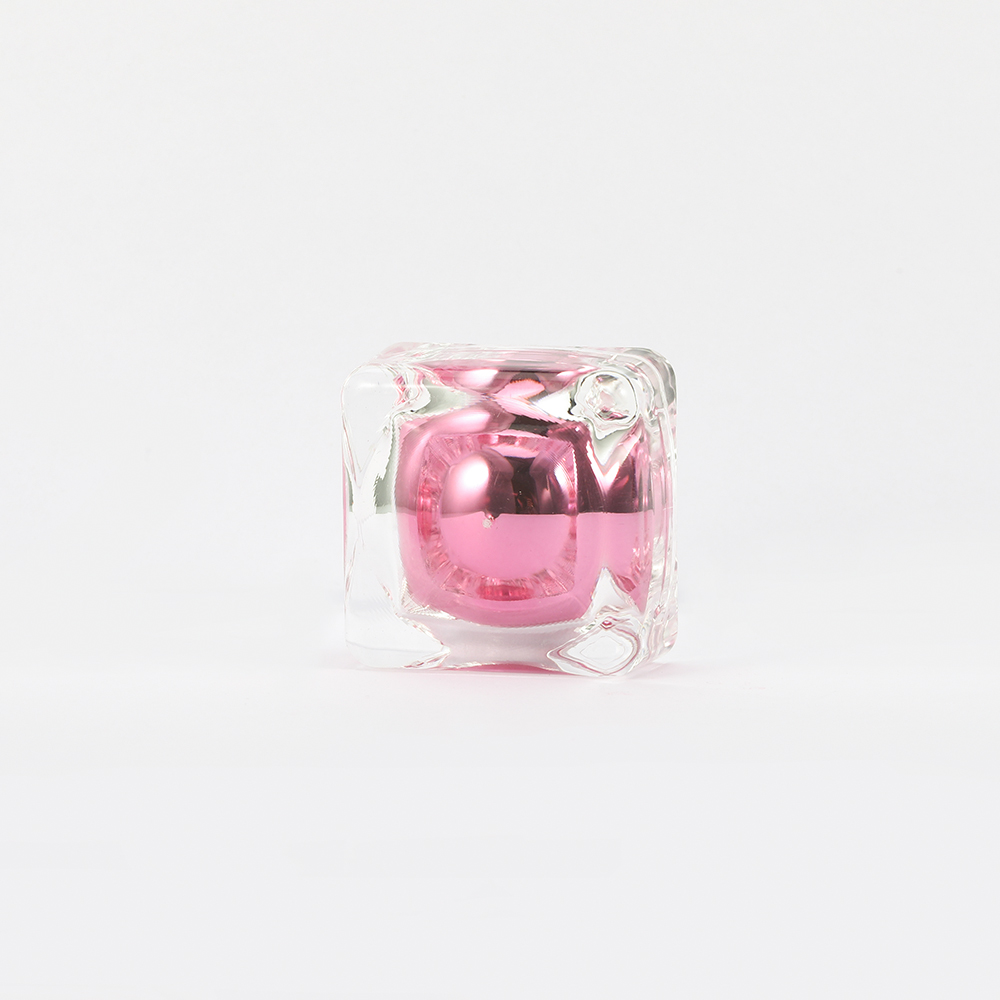 High Quality conteiner cosmetic 5gr jar pink plastic jars for cosmetics