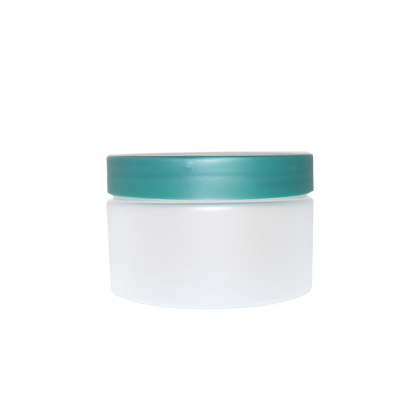 High Quality plastic PE PP face cream jar Cosmetic Plastic PET Cream Jar with Aluminum Lids
