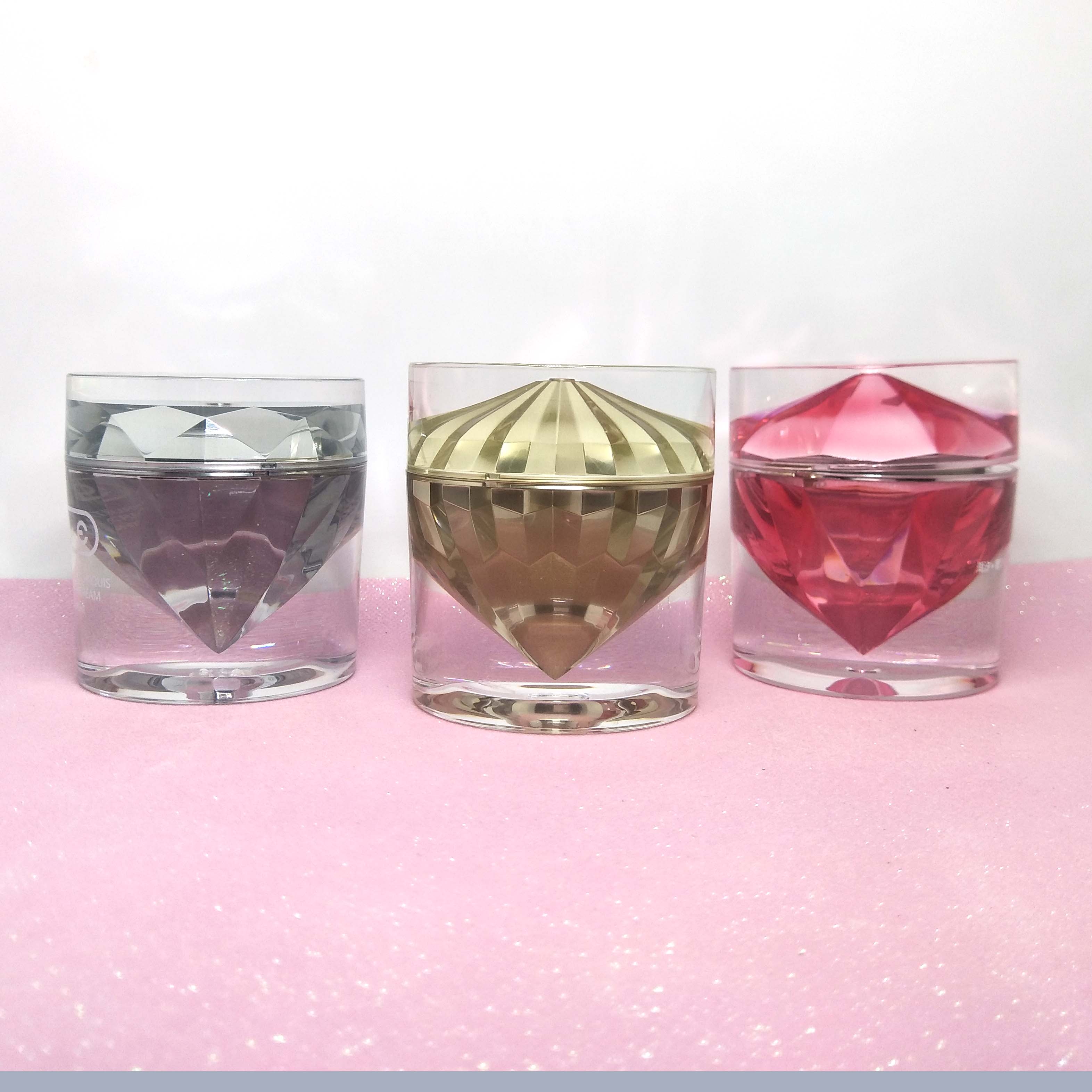 High Quality round shape Acrylic Plastic Jar For Skin Care Cream